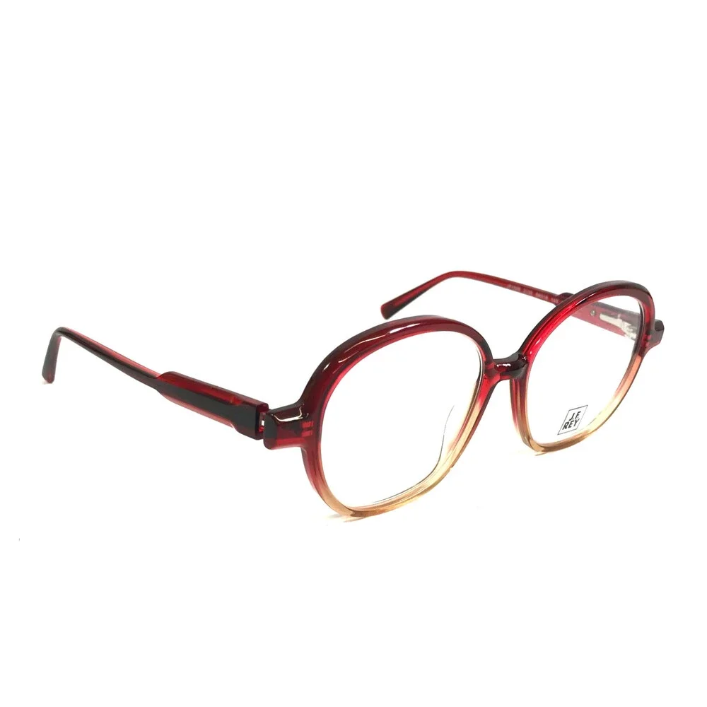 J.F. Rey Eyeglasses Frames JF1529 3960 Red Gradient Round Full Rim 54-16-143